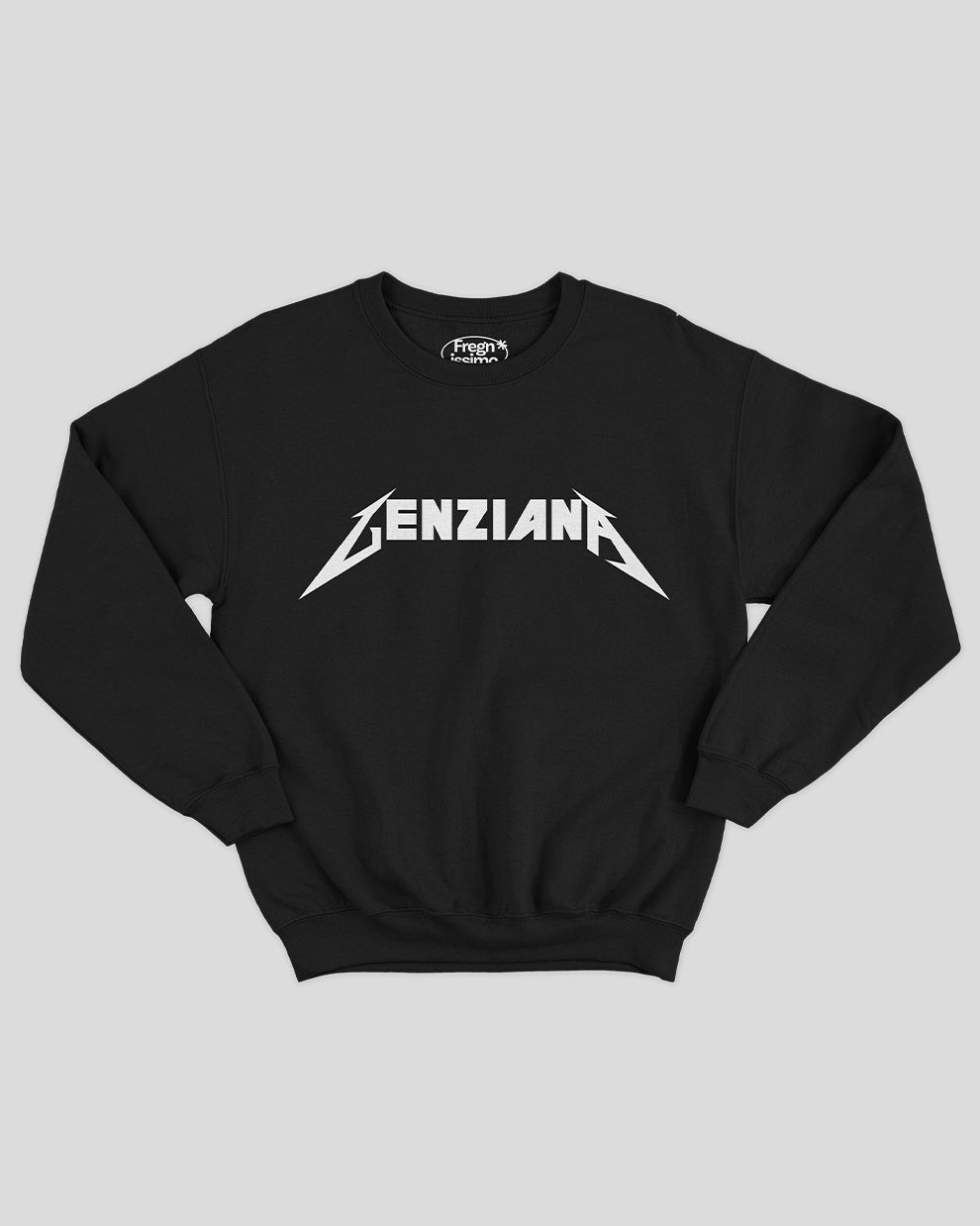 GENZIANA BLACK CREWNECK