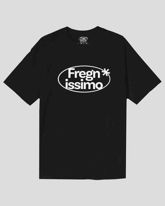 LOGO BLACK OVERSIZE TEE