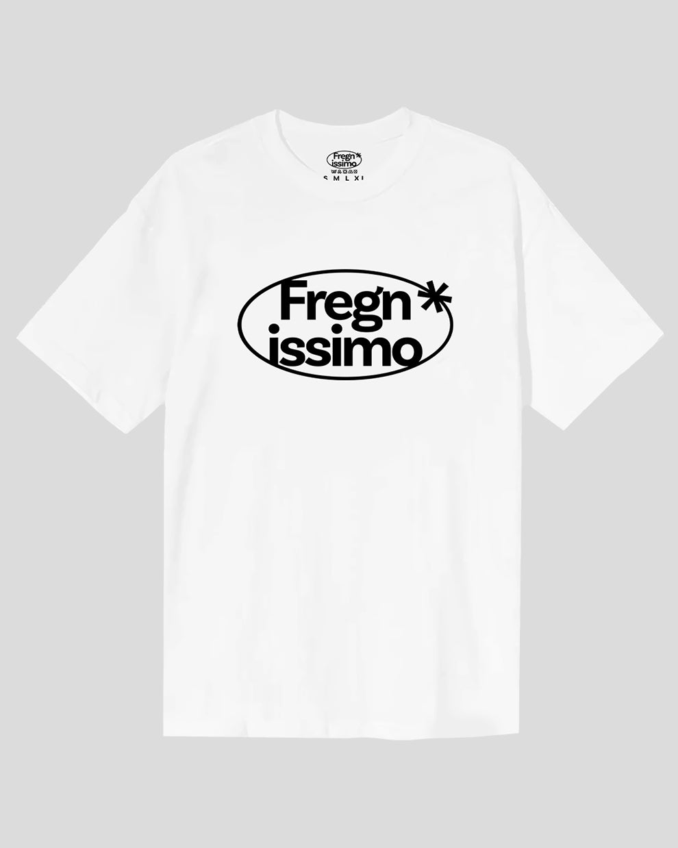 LOGO WHITE OVERSIZEE TEE