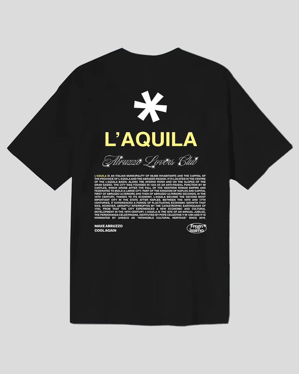 L'AQUILA LOVERS CLUB OVERSIZE TEE