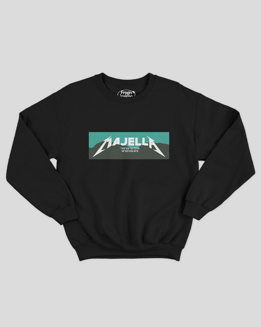 MAJELLA BLACK CREWNECK