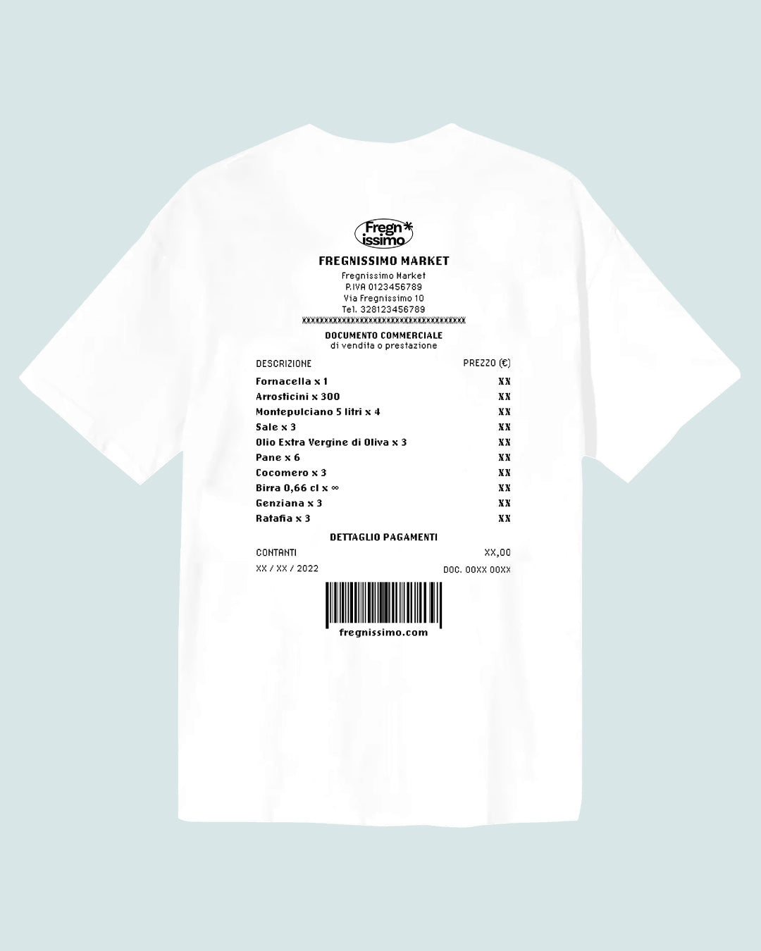 T-shirt Unisex - SCONTRINO